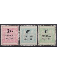 F-EX43574 TOKELAU IS MNH 1966 REVENUE STAMPS NEW ZEALAND OVERPRINTED.
