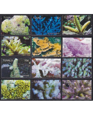 F-EX55740 TUVALU IS MNH 2006 SEA MARINE WILDLIFE FISH REEF CORAL FISH.