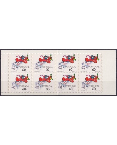 F-EX56100 PORTUGAL MNH 1989 GREETING AEROPLANE AVION BOOKLED.