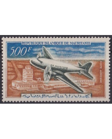 F-EX56106 MAURITANIE MNH 1963 500f AIRPLANE AVION.