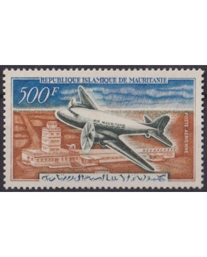 F-EX56106 MAURITANIE MNH 1963 500f AIRPLANE AVION.