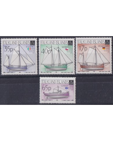 F-EX56098 FALKLAND IS MNH 1998 LOCAL VESSELS SHIP.