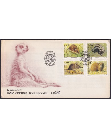 F-EX56034 RSA SOUTH AFRICA BOPHUTHATSWANA FDC 1990 FAUNA WILDLIFE MOGWASE.