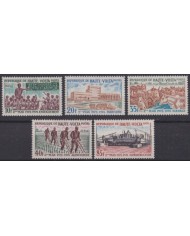 F-EX56030 UPPER VOLTA MNH 1972 2th PLAN OF ENVIRONMENT LITERACY COW INDUSTRY.