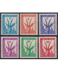 F-EX56032 UPPER VOLTA BURKINA FASSO HAUTE VOLTA MNH 1962 GAZELLE POSTAGE DUE