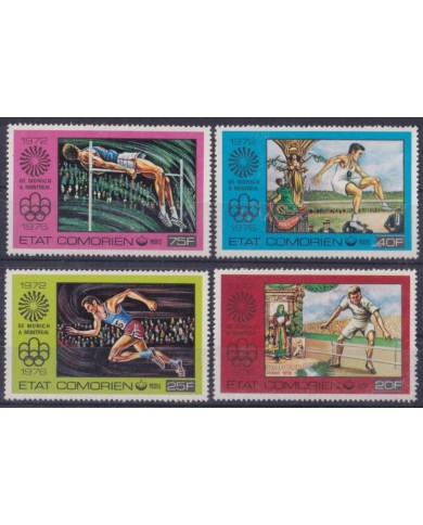 F-EX56263 COMORES IS MNH 1976 MUNICH OLYMPIC GAMES ORDINARY MAIL.