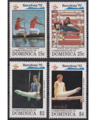F-EX56148 DOMINICA IS MNH 1992 BARCELONA OLYMPIC GAMES ATHLETISM.