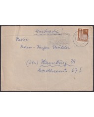 F-EX56533 GERMANY OCCUPATION ZONE BIZONE 1950 4pf SPECIAL CANCEL PASSAU.