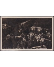 F-EX56535 GERMANY OCCUPATION ZONE BIZONE 1948 4pf SPECIAL CANCEL WUNSIEDEL POSTCARD.