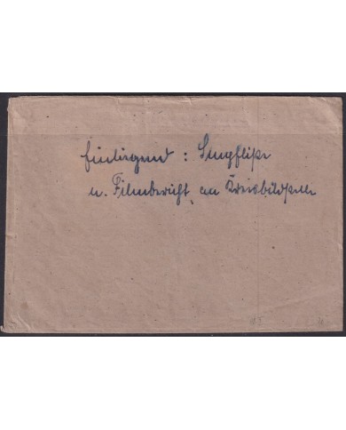 F-EX56541 GERMANY OCCUPATION BIZONE 1948 OVERPRINT TIPE II. 8pf AURICH DRUKSACHE.