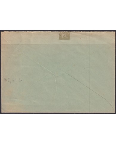 F-EX56515 GERMANY OCCUPATION BIZONE 1948 OVERPRINT TIPE II. 24pf COVER RAILROAD.