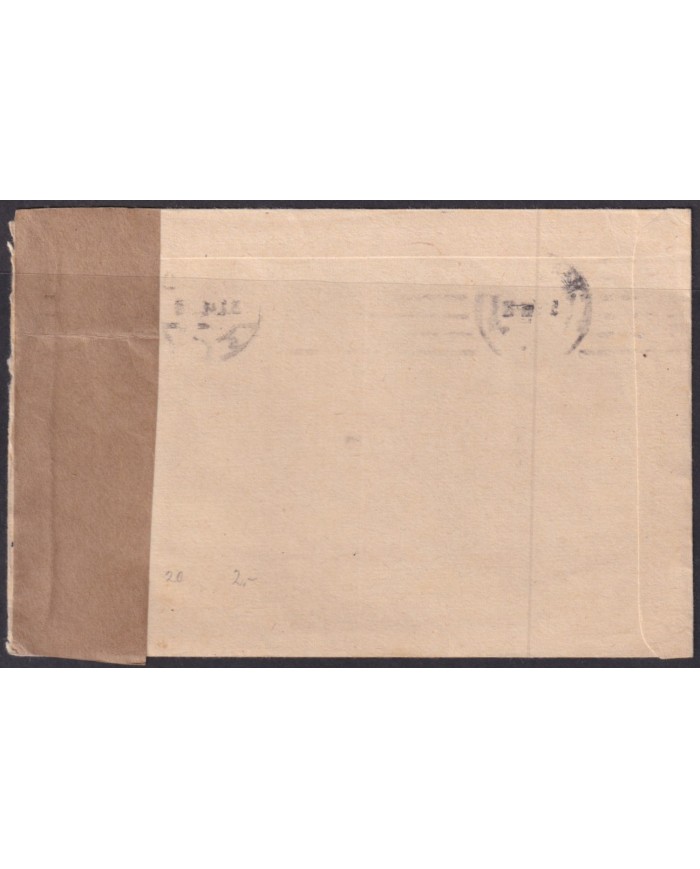 F-EX56521 GERMANY OCCUPATION ZONE BIZONE AM POST 1946 6pf COVER HANNOVER.