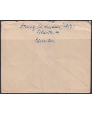 F-EX56558 GERMANY OCCUPATION ZONE BIZONE AM POST 1946 12pf OBERRAHMEDEM COVER.