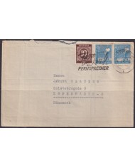 F-EX56609 GERMANY OCCUPATION ZONE ASS POST 1946 16pf SPECIAL CANCEL STTUGGART.