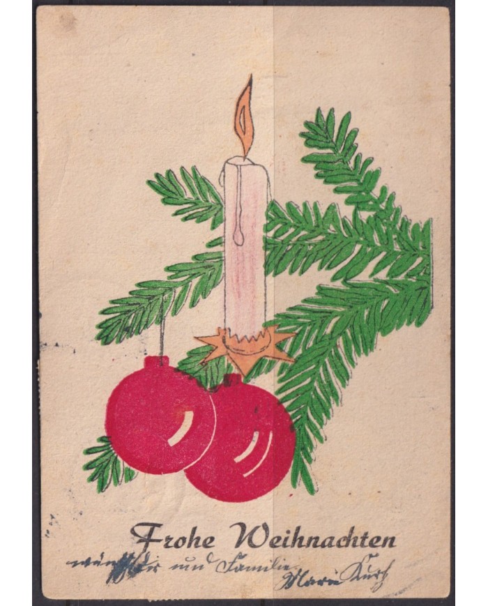 F-EX56618 GERMANY OCCUPATION ZONE ASS POST 1947 2pf SPECIAL CARD DORFFOL.