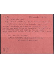 F-EX56611 GERMANY OCCUPATION ZONE ASS POST 1948 2+10pf CARD CANCEL WIETZE.