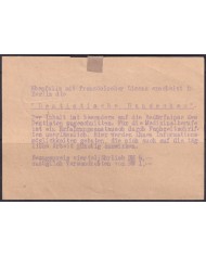 F-EX56613 GERMANY OCCUPATION ZONE ASS POST 1947 6pf IMPRESOS BERLIN.