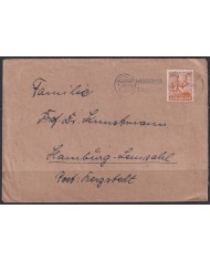 F-EX56616 GERMANY OCCUPATION ZONE ASS POST 1947 24pf HANNOVER SPECIAL CANCEL FAIR.