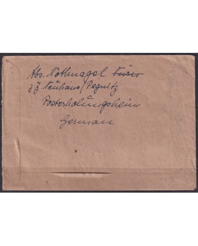 F-EX56616 GERMANY OCCUPATION ZONE ASS POST 1947 24pf HANNOVER SPECIAL CANCEL FAIR.