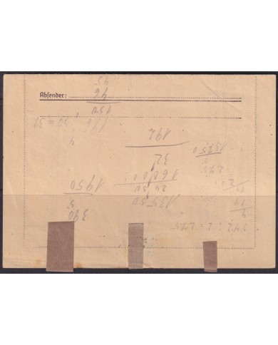 F-EX56617 GERMANY OCCUPATION ZONE ASS FELDPOST 1947 CENSORSHIP KESSEL.