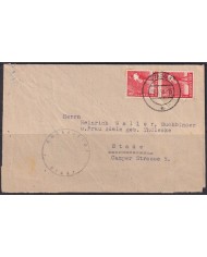 F-EX56626 GERMANY OCCUPATION ZONE ASS MILITAR POST 1948 8pf STADE 1.