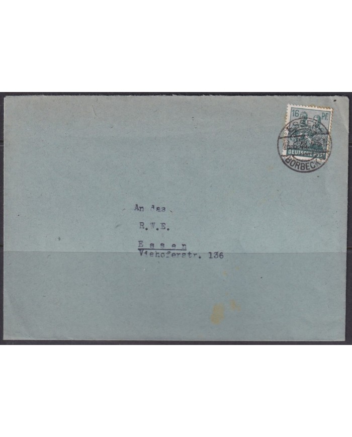 F-EX56621 GERMANY OCCUPATION ZONE ASS POST 1948 16pf ESSEN.