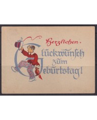 F-EX56604 GERMANY OCCUPATION BIZONE 1946 10pf ESCHWEGE ENGRAVING CARD.