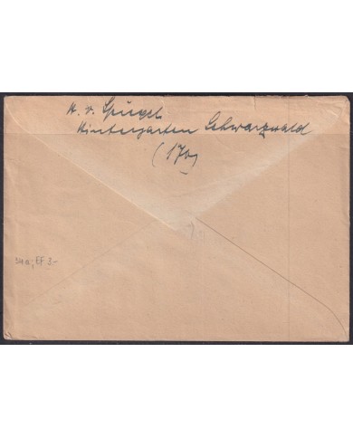 F-EX56580 GERMANY BADEN FRANCE OCCUPATION 1947 BADEN BADEN COVER.