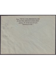 F-EX56581 GERMANY RHINE PALATINATE FRANCE OCCUPATION 1947 12pf PIRMASENS COVER.