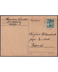 F-EX56567 GERMANY RHINE PALATINATE FRANCE OCCUPATION 1947 12pf MONBERBAUR COVER.