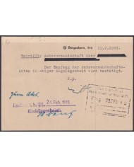 F-EX56568 GERMANY RHINE PALATINATE FRANCE OCCUPATION 1947 10pf BERGZABERN COVER.