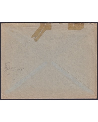 F-EX56572 GERMANY WURTTEMBERG FRANCE OCCUPATION 1948 BUILDING LANDSCAPE COVER.