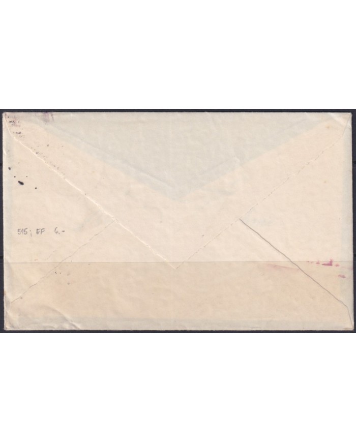 F-EX56664 GERMANY 1933-34 HINDENBURG 1934 5pf WAREN MURITZ CANCEL COVER.