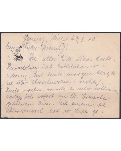 F-EX56675 GERMANY 1933-34 HINDENBURG 1934 5pf BRAUNSCHWEIG CANCEL CARD.