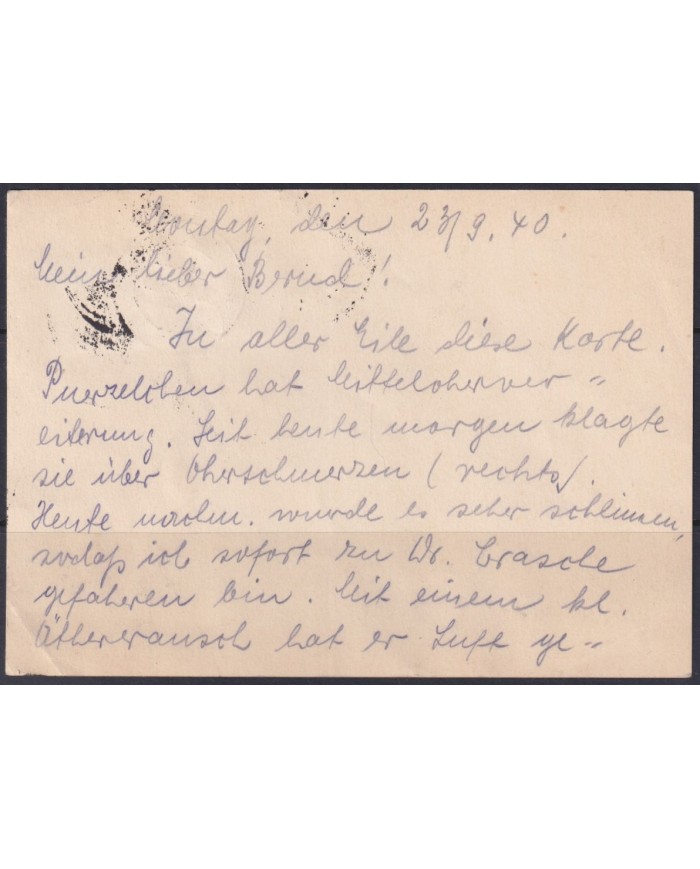 F-EX56675 GERMANY 1933-34 HINDENBURG 1934 5pf BRAUNSCHWEIG CANCEL CARD.