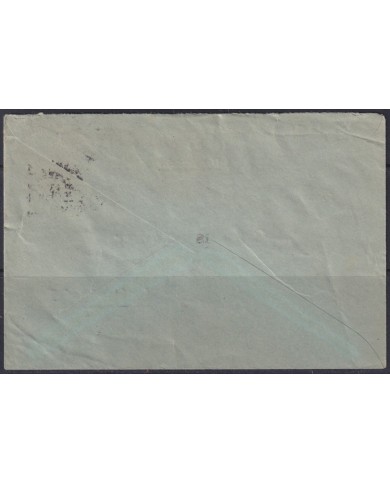 F-EX56685 GERMANY 1933-34 HINDENBURG 1942 3+6pf PAUSA CANCEL COVER.
