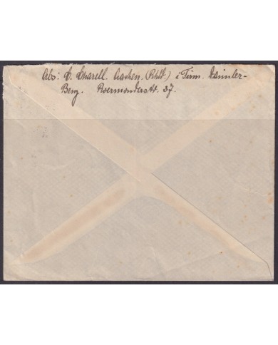 F-EX56688 GERMANY 1933-34 HINDENBURG 1935 6pf AACHEN HORSE SHOW SPECIAL CANCEL COVER.
