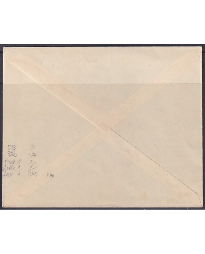 F-EX56729 LUXEMBURG GERMANY OCCUPATION 1933-34 HINDENBURG 3pf COVER BRIDGE.