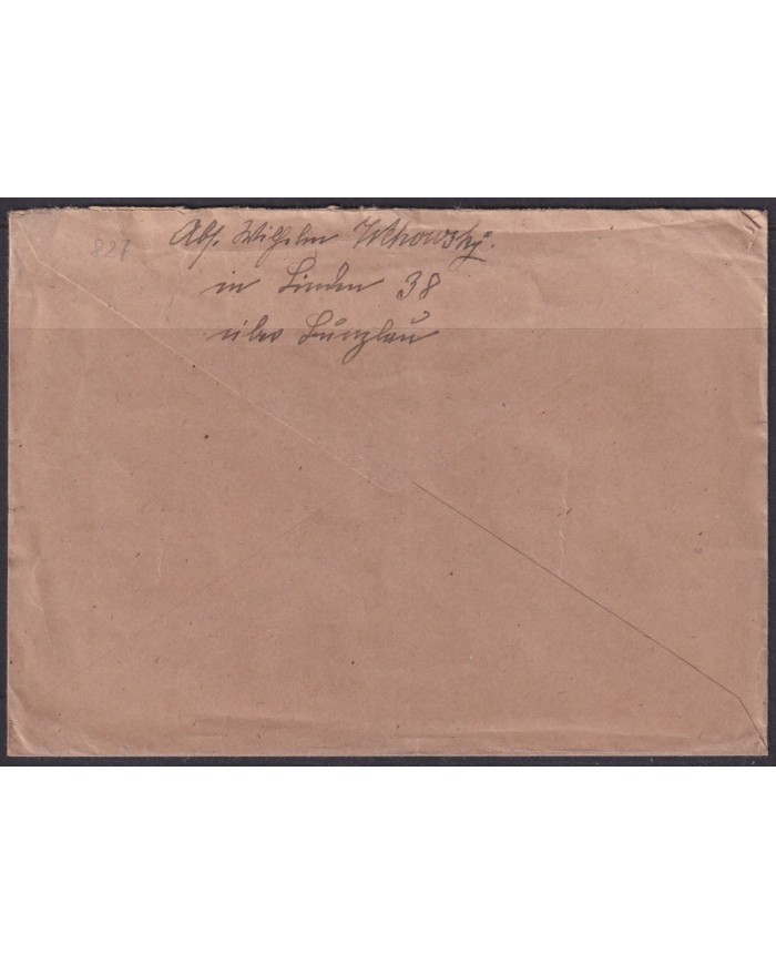 F-EX56701 GERMANY 1941-43 HITLER DEFINITIVE 1941 12pf BUNZLAU COVER.