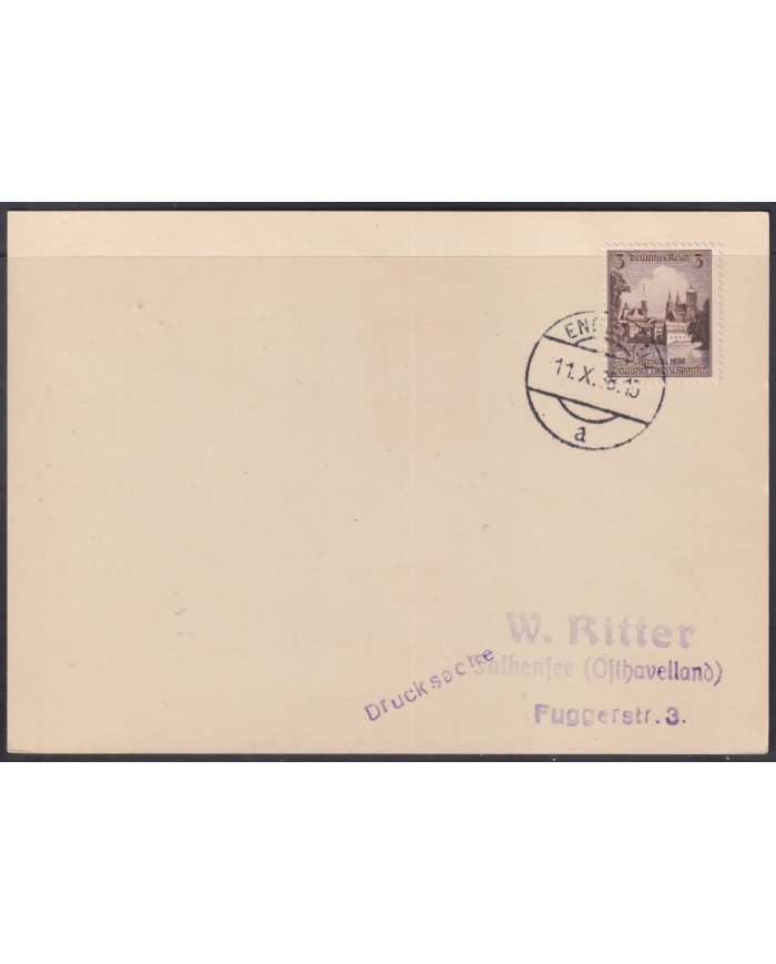 F-EX56737 GERMANY 1938 BRESLAU SPORT MEETING COVER.