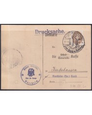 F-EX56723 GERMANY 1929-34 OFFICIAL MILITAR SERVICE 3pf NORTHEIM 1935 COVER.