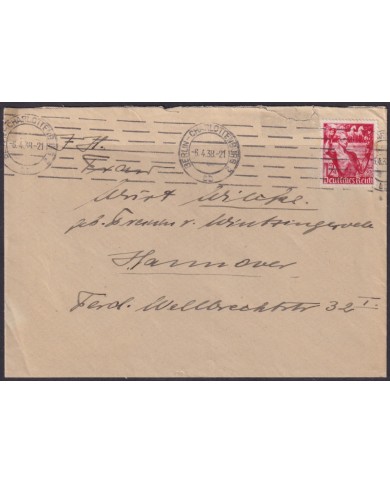 F-EX56697 GERMANY 1938 BERLIN CHARLOTTENBURG SPORT MEETING COVER.