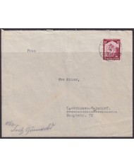 F-EX56689 GERMANY 1935 12pf RETORN OF SARRE SAAR COVER.