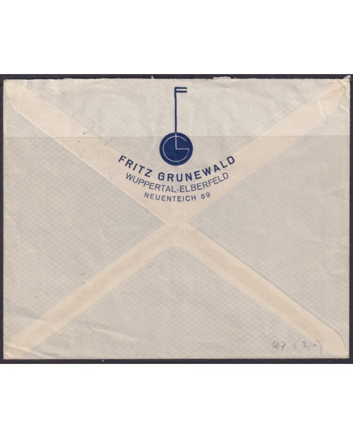 F-EX56689 GERMANY 1935 12pf RETORN OF SARRE SAAR COVER.