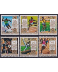 F-EX56261 GUINEA MH 1972 MUNICH OLYMPIC GAMES ATHLETISM BOXING RUNNING.