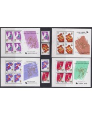 F-EX56318 KOREA MNH 1986 SEOUL OLYMPIC GAMES SET HANDBALL FENCING EQUESTRIAN.