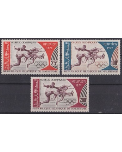 F-EX56291 MAURITANIE MNH 1972 MUNICH OLYMPIC GAMES ATHLETISM.
