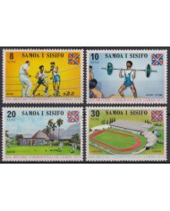 F-EX56246 SAMOA I SISIFO MNH 1974 10th COMMONWEALTH GAMES BOXING STADIUM.