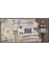 F-EX56379 FALKLAND IS MNH 1999 ROYAL FAMILY QUEEN MOTHER CENTENARY SHEET.