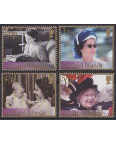 F-EX56382 FALKLAND IS MNH 2002 ROYAL FAMILY QUEEN ELIZABETH II GOLDEN JUBILEE.